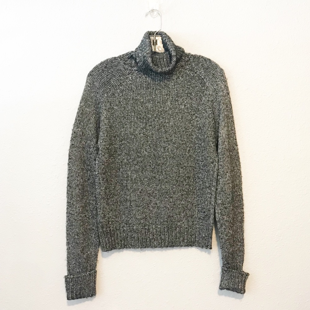 Gray Turtleneck Sweater - Picture 6 of 10